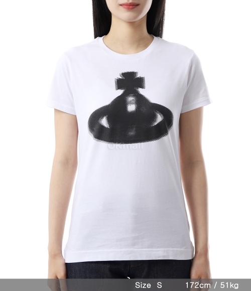 ★Vivienne Westwood★HALFTONE ORB PERU' T-SHIRT★ Yellow Orb Peru T-Shirt by Vivienne Westwood on Sale