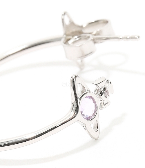 Vivienne Westwood]HEATHER HOOP EARRINGS (62030091 01P250