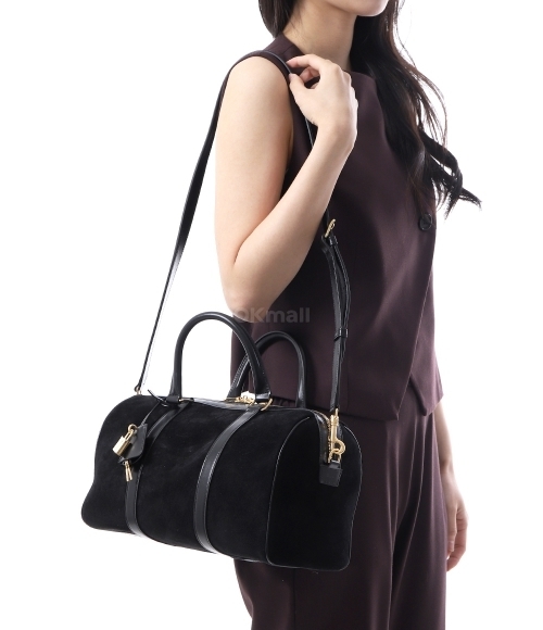 CELINE｜ (BOSTON IN SUEDE CALFSKIN (119573GGW 38NO)) Celine Boston In Suede Calfskin Black - 119573GGW.38NO – PURPOFF