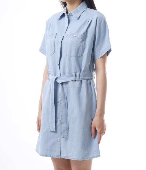 A.P.C｜DRESSES (Suzanne Dress (COGXX F35121 IAV)) Suzanne dress | Lightweight organic stonewashed denim