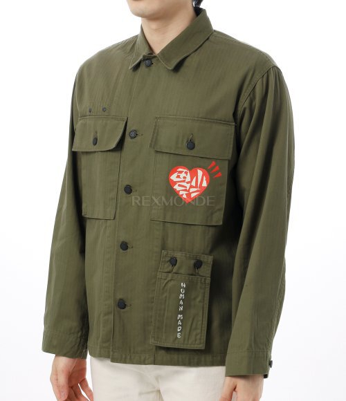 HUMAN MADE]MILITARY SHIRT (HM29SH004 OLIVE DRAB) | 렉스몬드