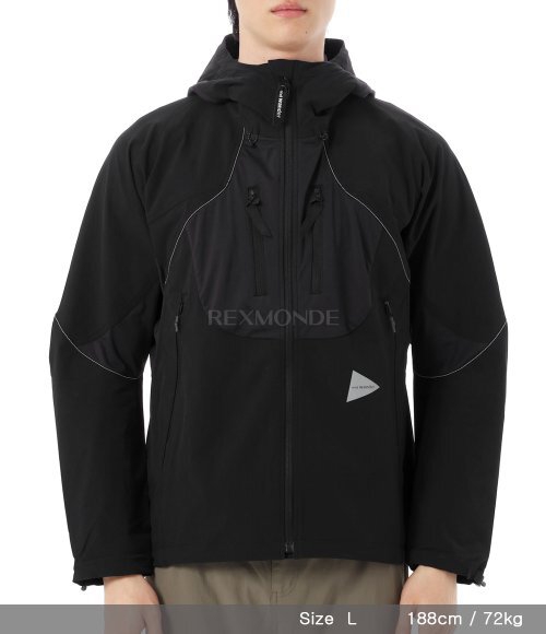 AND WANDER]Trek Jacket 3 - Black (5745121008-010) | 렉스몬드