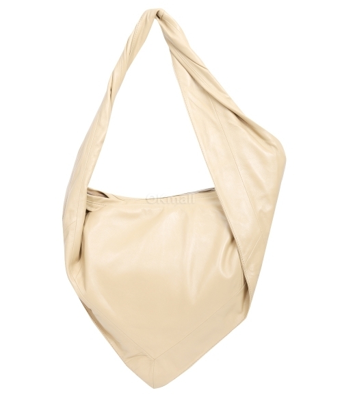 Lemaire｜ (SCARF BAG SMALL (BG0156 LL0075 102)) Black / Dark Chocolate Scarf Bag Small | LEMAIRE