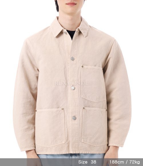 KAPTAIN SUNSHINE]Coverall Jacket (KS25SJK11-SAND PINK) | 렉스몬드
