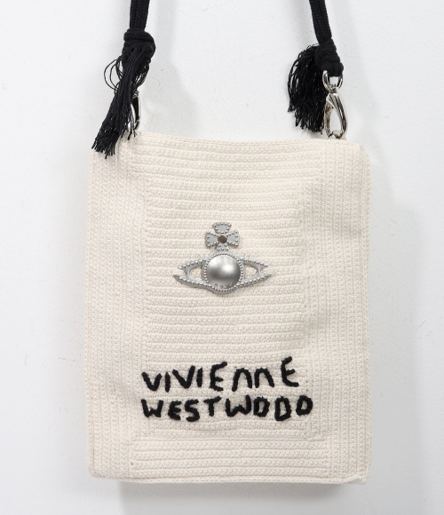 Vivienne Westwood]MABEL CROCHET TOTE SMALL (4D030001U K004W