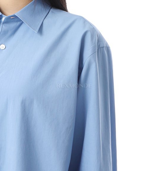 AURALEE]WASHED FINX TWILL SHIRT (A25SS04TN BLUE) | 렉스몬드