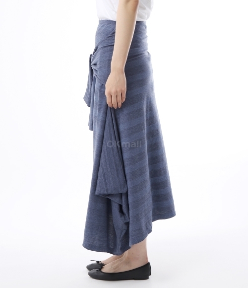 OUR LEGACY｜SKIRTS (SASH SKIRT 70S Jersey Wave Plisse (W Our Legacy - Sash Skirt 70S Jersey Wave Plisse