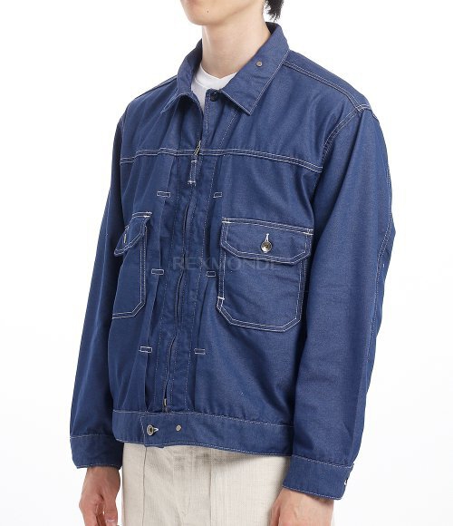 Engineered Garments]Trucker Jacket B - Indigo CP Denim (25S1D007