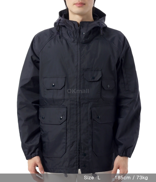 Engineered Garments]Atlantic Parka A - Dk.Navy 3 Layers Nyco Cloth