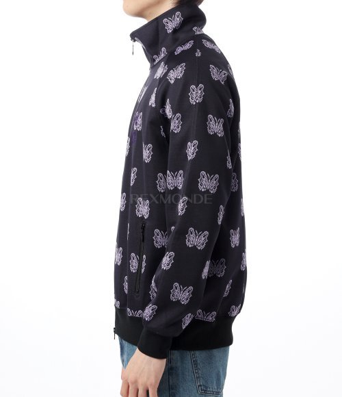 NEEDLES]Needles x Kae Tanaka Track Jacket Poly Jacquard - Black