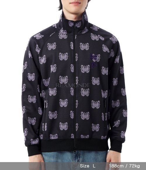 NEEDLES]Needles x Kae Tanaka Track Jacket Poly Jacquard - Black
