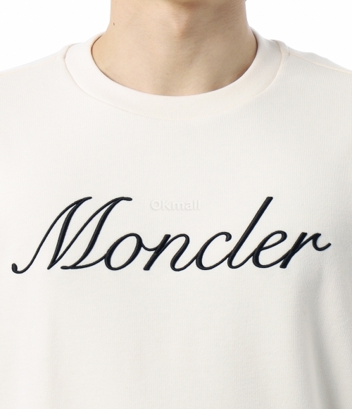 MONCLER]자수 로고 코튼 스웨트셔츠 (8G00033 89AUJ 034) | 오케이몰