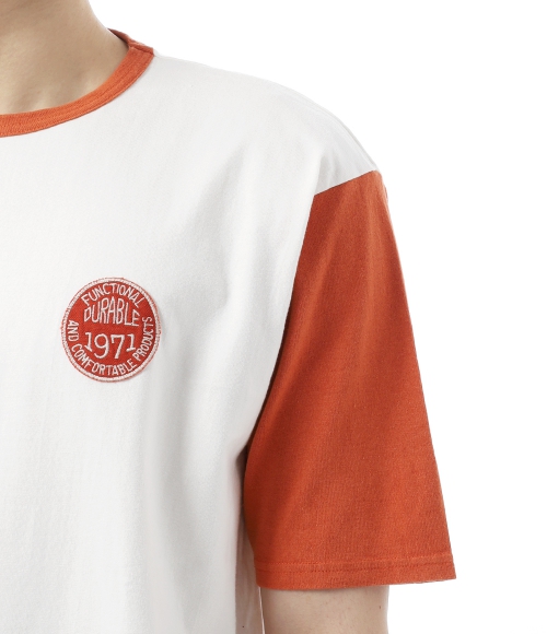 NIGEL CABOURN]BASEBALL WAPPEN T-SHIRT (80500021009 101