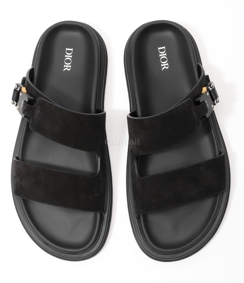 Dior｜SANDALS (3SA121ZSI 900) Dior Aqua Sandal Black Suede | DIOR