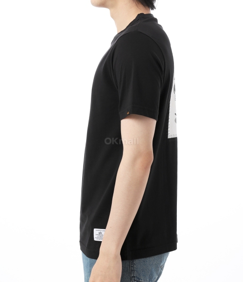 Alpha Industries]ALPHA NEWS PATCH TEE (UTA55012PK 001