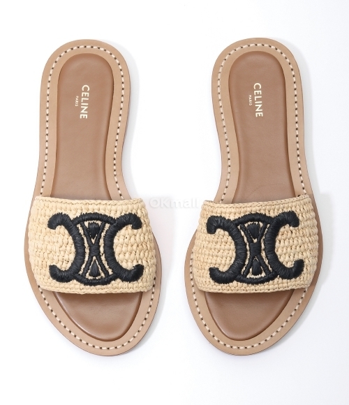 CELINE]LYMPIA MULE IN RAFFIA (357925135C 18BN) | 오케이몰