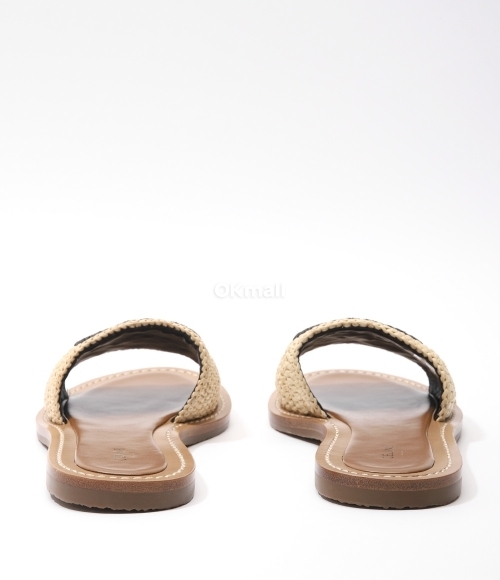アウトレット CELINE LYMPIA MULE IN RAFFIA CELINE]LYMPIA MULE IN RAFFIA (357925135C 18BN) | 오케이몰