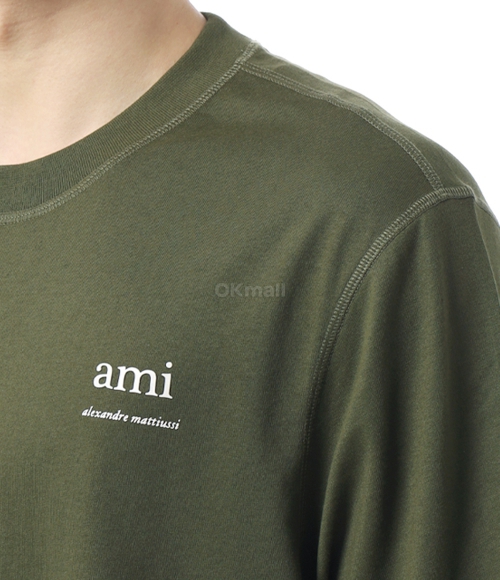 AMI｜ (HTS048 JE0119 376) AMI]코튼 티셔츠 (HTS048 JE0119 376) | 오케이몰