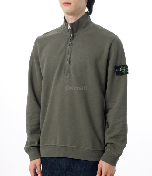 STONE ISLAND]6100068 Brushed Organic Cotton Fleece Regular-fit