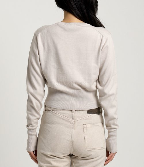 Vivienne Westwood Brown Cotton-Cashmere Bea Cropped Cardigan