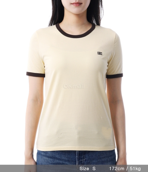 CELINE]70'S TRIOMPHE T-SHIRT IN COTTON JERSEY (RX05L507Z 11BK