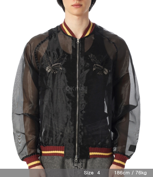 KAPITAL]Sheer Pearl Mosqulto Guard Souvenir Jacket (K2504LJ128