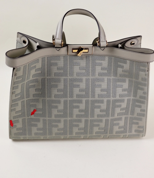 FENDI]X-Tote Medium fabric shopper bag (8BH374 A9P6 F1K3B