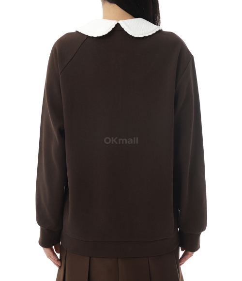 Dugi（푼푼더기❤️）　0311 SHUSHU TONG]Doll Collar Oversized Sweatshirt (MWDETO08 JMB107