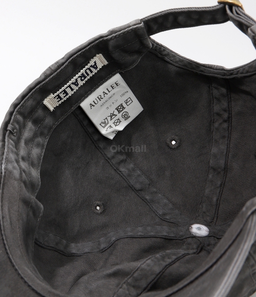 【新品】AURALEE CAP KIJIMATAKAYUKI A25AC06CP PRODUCT DYED FINX CHINO CAP MADE BY