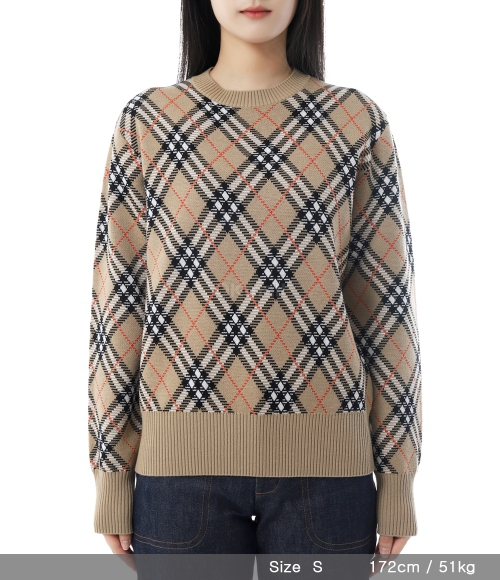 極美品Burberrys ベージュ 洗える ニットセーター 40 スコットランド 極美品Burberrys ベージュ 洗える ニットセーター 40 スコットランド