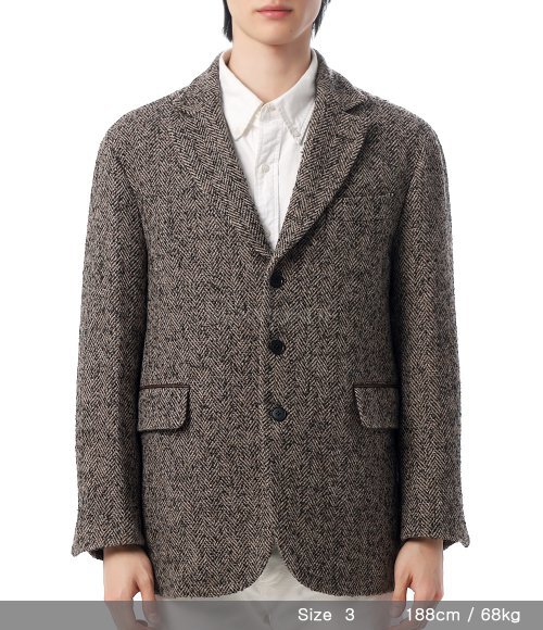 KAPTAIN SUNSHINE]4B Hunter Jacket (KS25FJK03-HERRINGBONE) | 렉스몬드