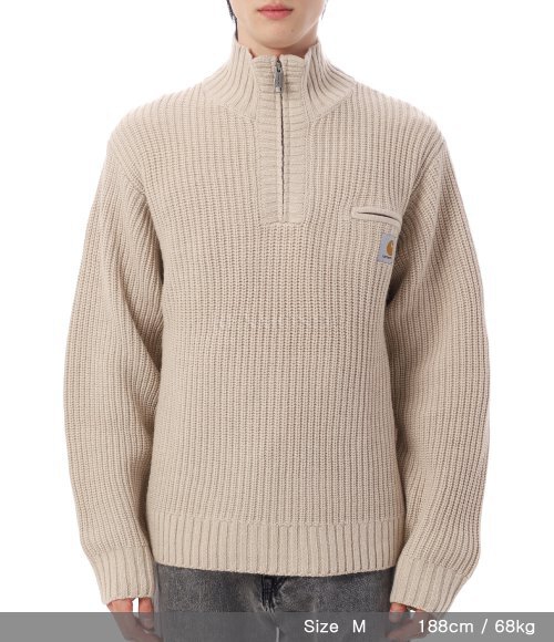 CARHARTT WIP]Detroit Half Zip Sweater (I035398 2LPXX) | 렉스몬드