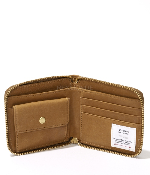 VISVIM]LEATHER BI-FOLD (0126103003023 CAMEL) | 렉스몬드