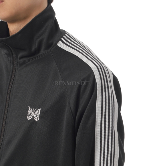 NEEDLES]Track Jacket Poly Smooth - Charcoal (SX404) | 렉스몬드