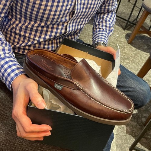 Paraboot｜LOAFERS (Bahamas Marron (1422 03)) Paraboot 'BAHAMAS' BROWN LEATHER LOAFERS | lungolivigno
