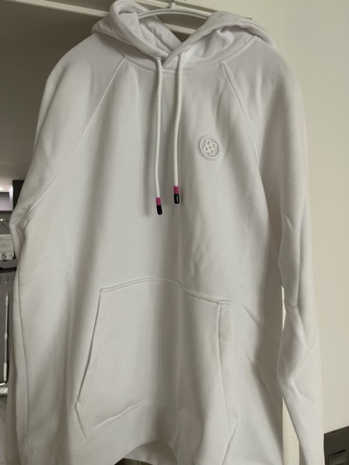 G/FORE]MENS CIRCLE G'S FRENCH TERRY HOODIE (G4MF23K424-SNO