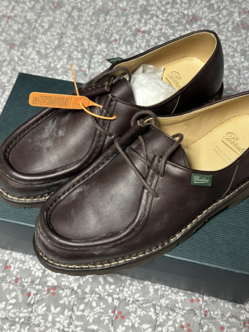 美品 Paraboot MICHAEL CAFE Paraboot Michael Cafe Derby (Women's) – Halo Shoes